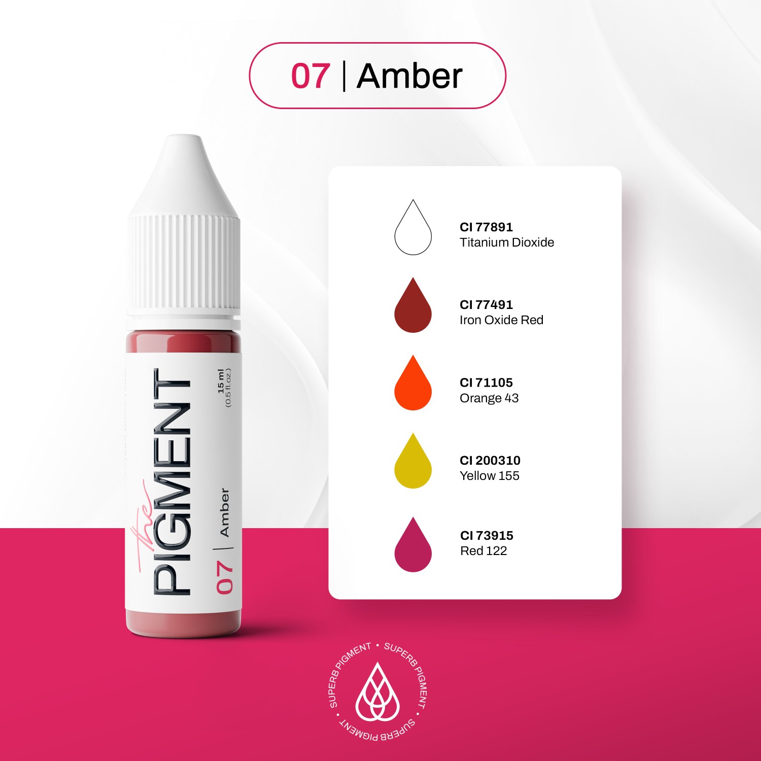 THE PIGMENT ტუჩის პიგმენტი Amber 15 მლ.
